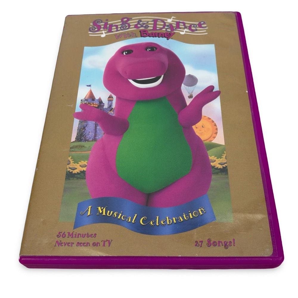 Sing & Dance With Barney A Musical Celebration DVD 2004 27 Songs 56 Min Kids